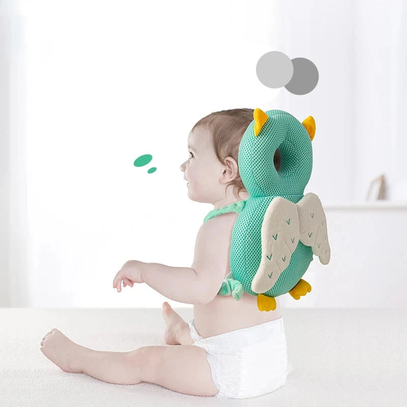 Newborn Headrest Security Pillows Backpack Toddler Baby Head Fall Protection Pad Cushion Cartoon Soft Security Pillows Backpack